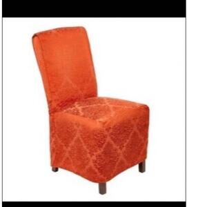 Town and country dining room chair cover